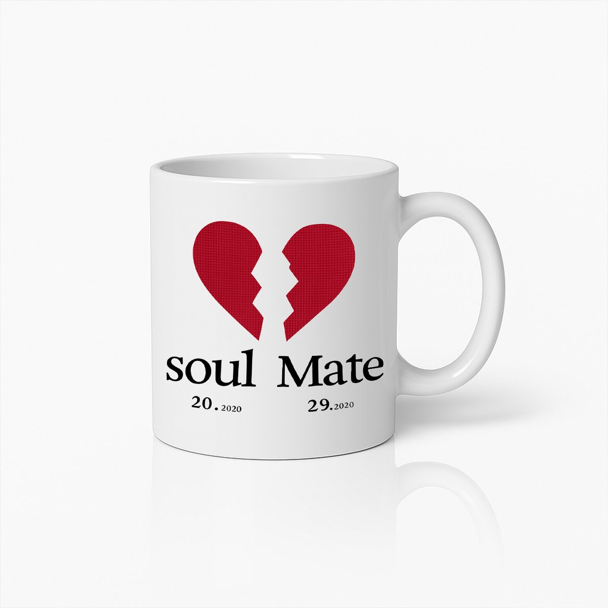 Soul Mate Gebroken Hart Mok – Uniek Cadeau voor Stellen en Herstel van Liefdesverdriet