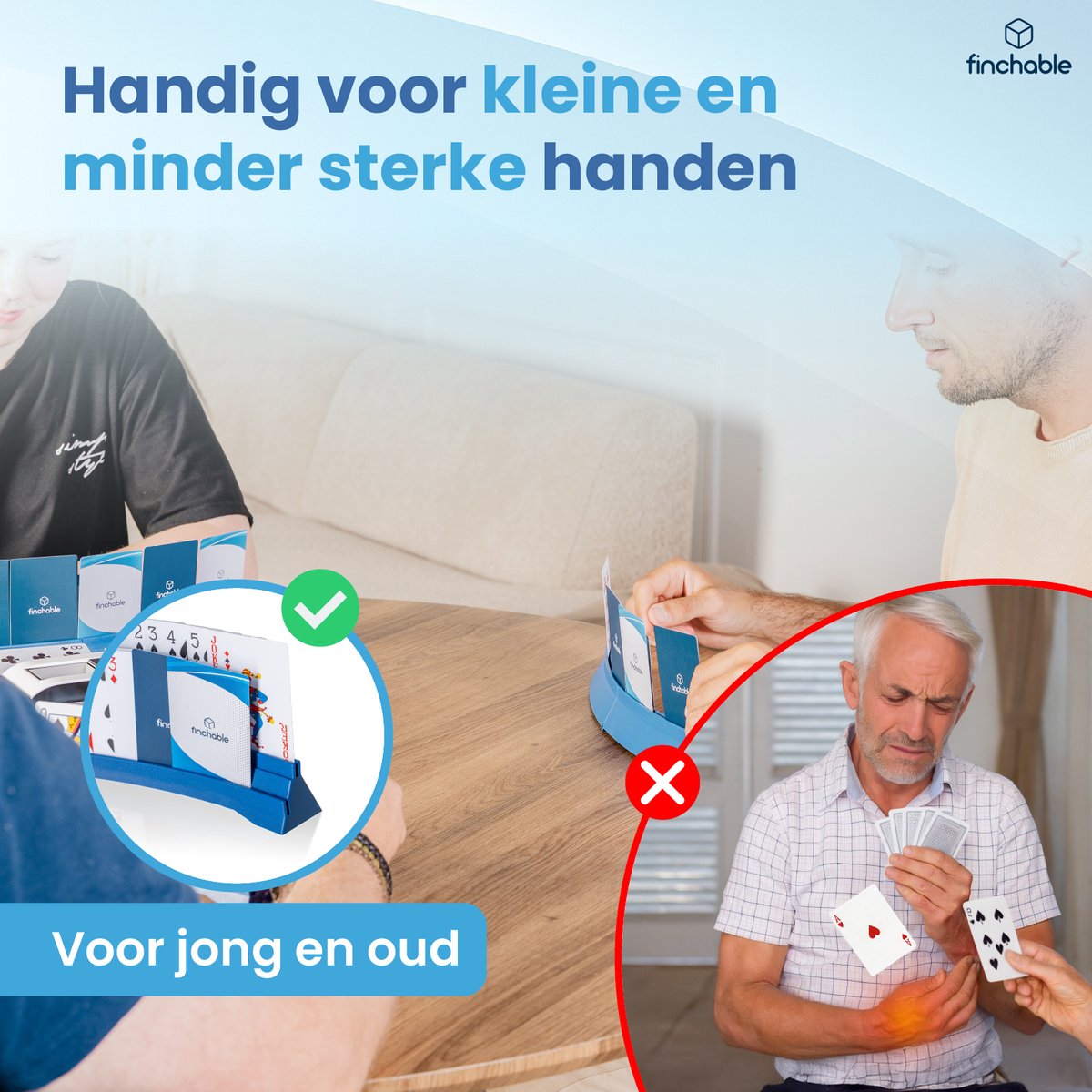 Kaartenhouder waaier kopen? - Mijn Leefgemak