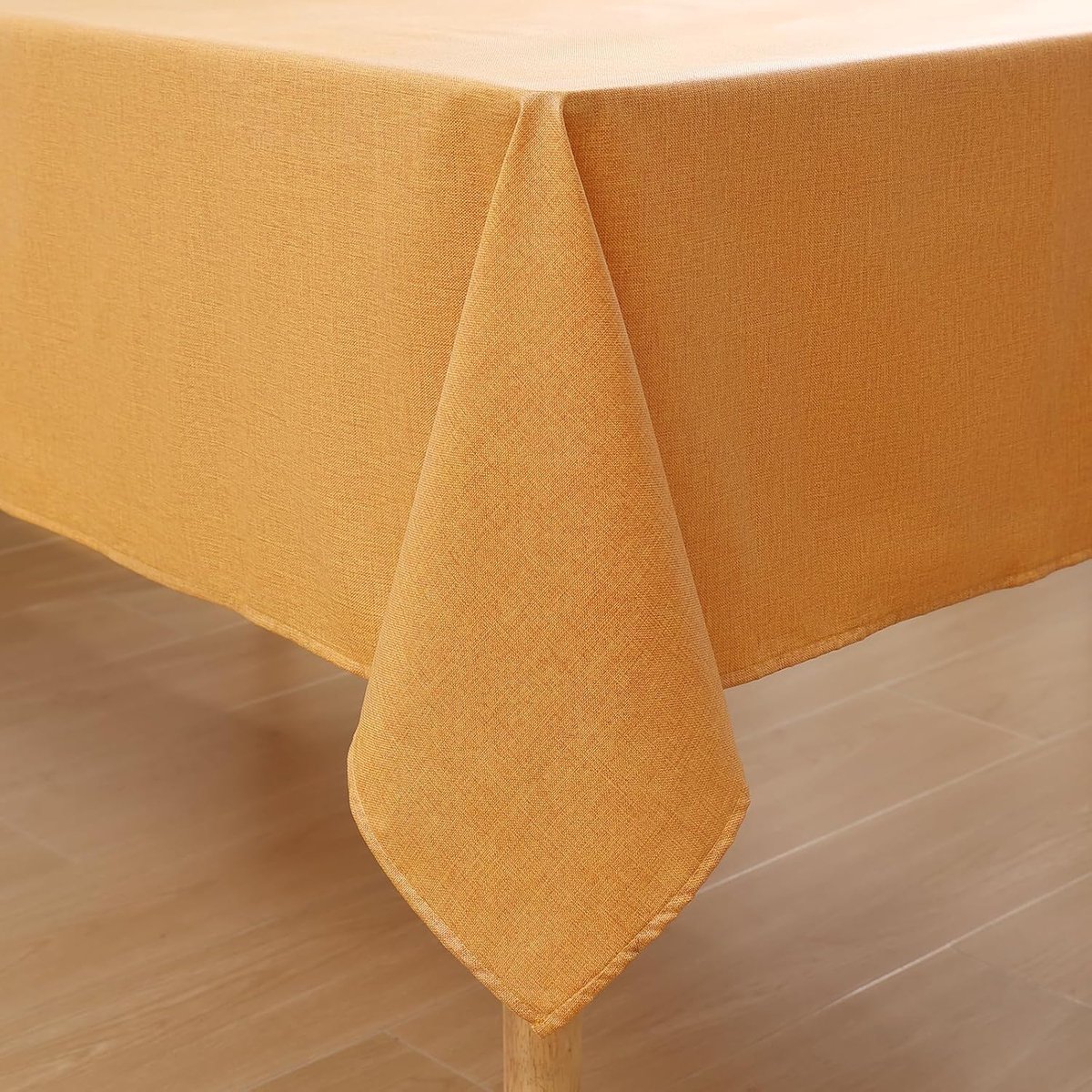Linnen tafelkleed - elegant en onderhoudsarm - 1 stuk - polyester