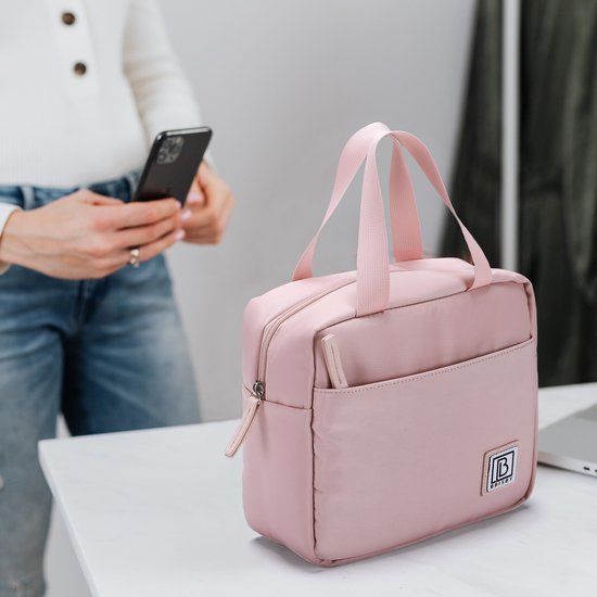Brisby 4 Laags Geïsoleerde Koeltas - Lunchtas - Kolftas 4 liter - Smooth Pink van Merkloos — afbeelding 5