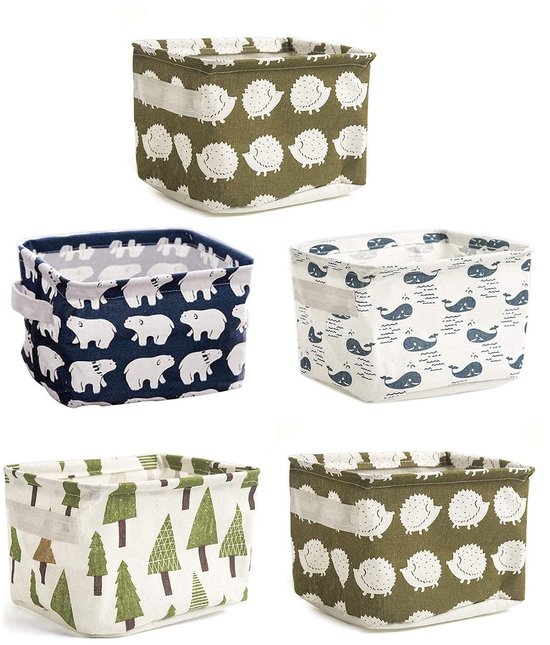 Yawinhe 3-Pack Opbergmand Stof, Opvouwbare Opbergmanden met Koorddeksel en 2 Handvatten, voor Kast en Plank, 38x28x26cm, Wit/Grijs, SNK003WGL Yawinhe 3-Pack Opbergmand Stof, Opvouwbare Opbergmanden met Koorddeksel en 2 Handvatten, voor Kast en Plank, 38x28x26cm, Wit/Grijs, SNK003WGL
