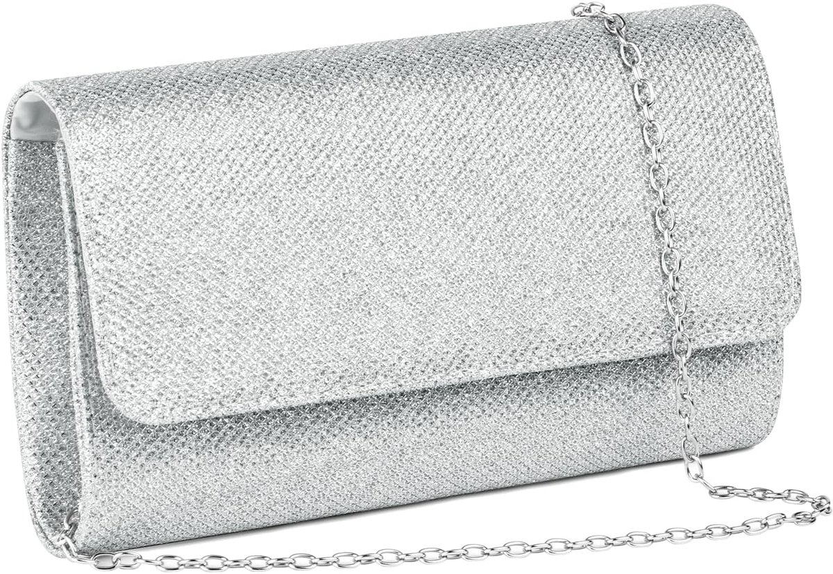 Dames handtas, dames schoudertas met afneembare ketting, handtas met fuchsia strik, crossbody handtas, handtas voor bruiloften, evenementen, dates, cocktails