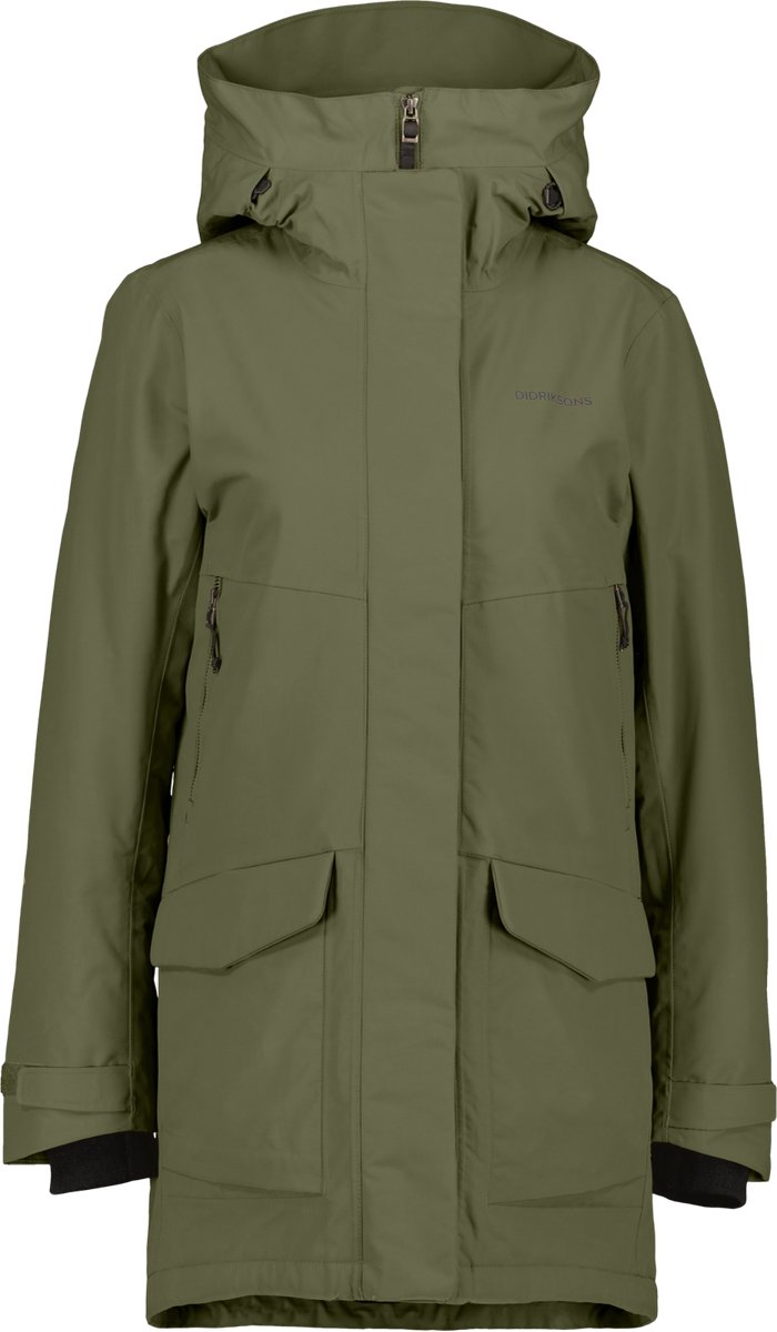 Didriksons Frida Parka 7 Dames Parka Deep Donkergroen