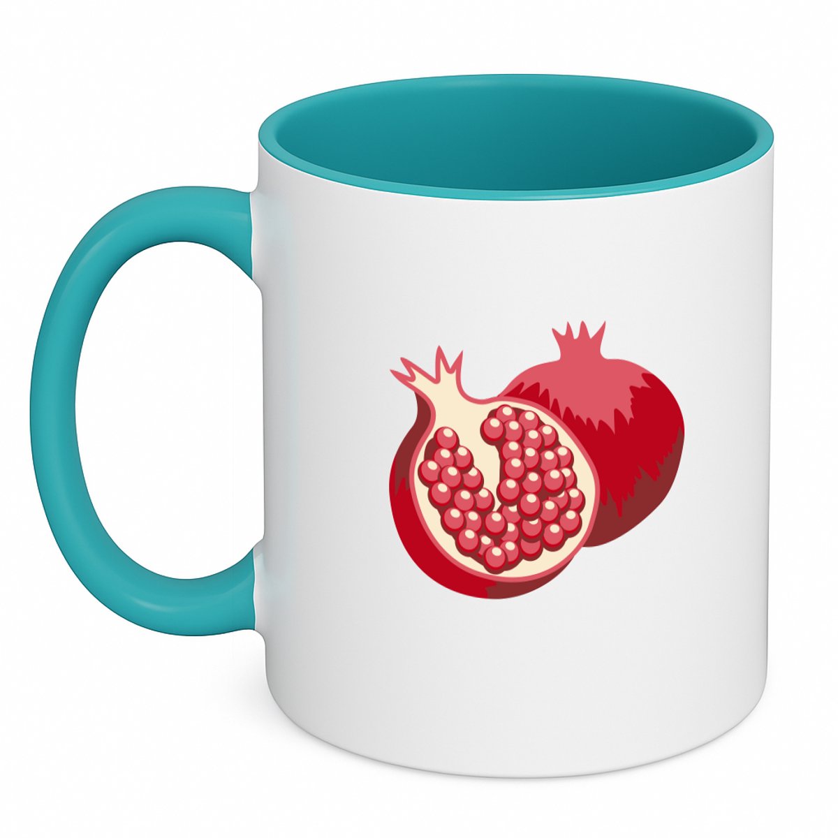 Hacebo® - Dragon fruit koffiebeker turquoise - Fruitschaal - Fruit liefhebbers - thee mok - koffie beker - pitaya - vrucht - gezond eten - koffiemok - 350 ML inhoud