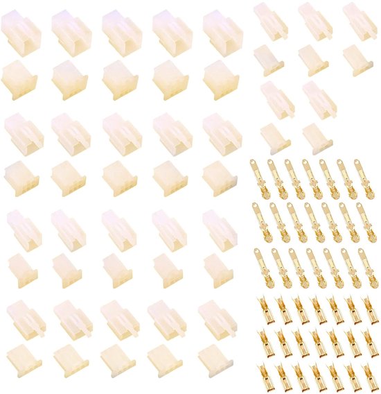 Ruidee Lot 380 Connecteurs Câble 2,8mm - Kit Cosses Plates Mâle Femelle 2 3 4 6 Broches Voiture Moto