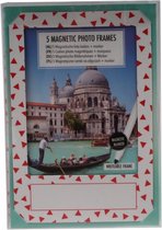 magnetische foto-frame vinyl groen 6-delig