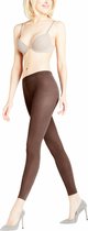 FALKE Cotton Touch Legging 40084 - Bruin 5108 maroon Dames - S-M