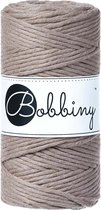 Bobbiny - Macramé - Triple Twist 3mm - Coffee - Klos 100 meter