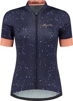 Rogelli Terrazzo Fietsshirt - Korte Mouwen - Dames - Paars, Koraal - Maat XL