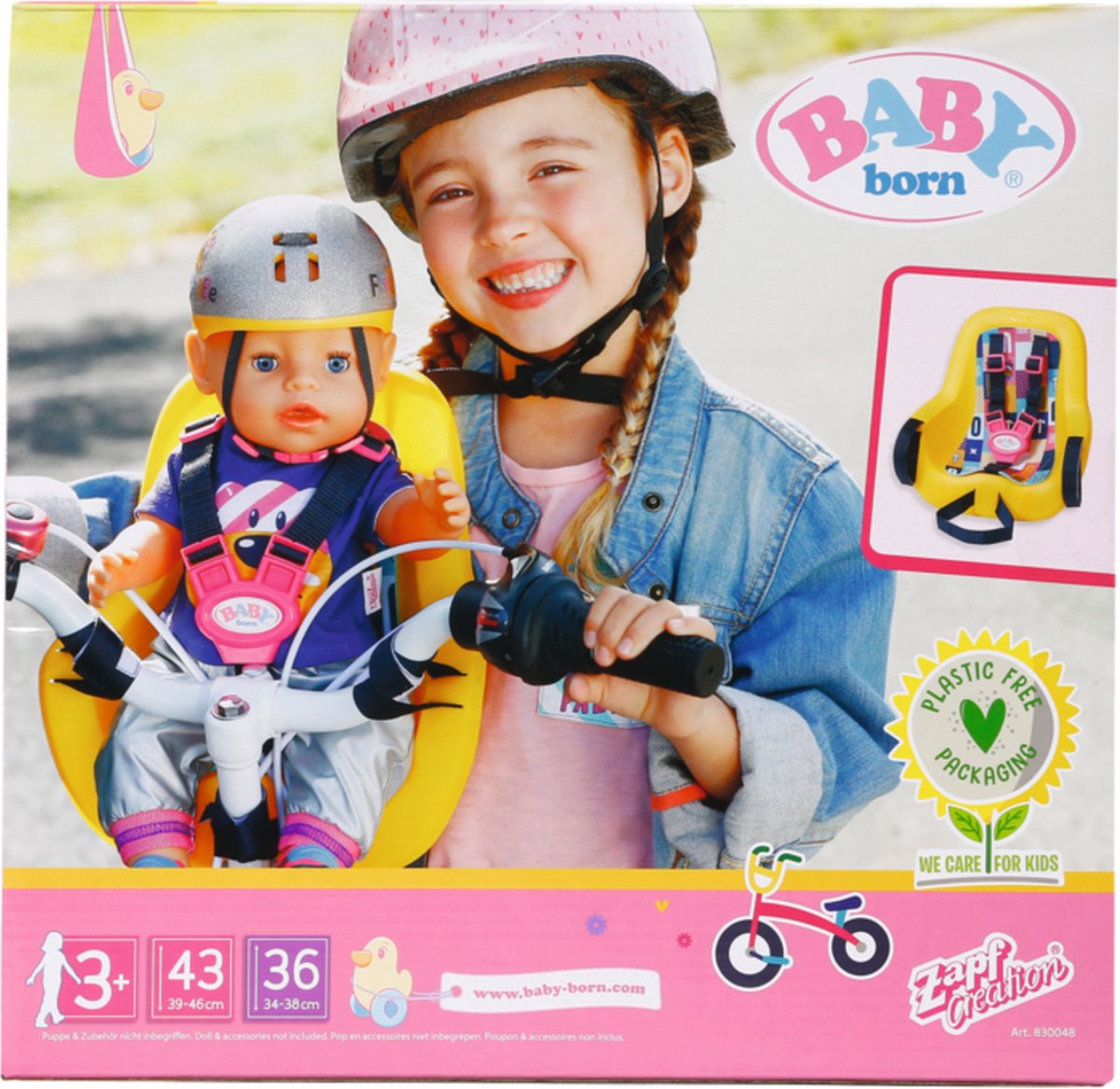 BABY born Fietsstoeltje - Geel — afbeelding 21