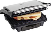 contactgrill 1000W 30 x 26 cm RVS zwart