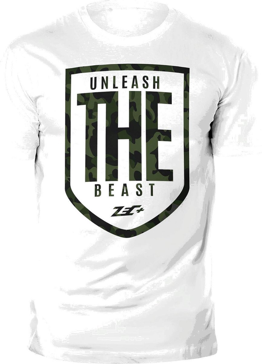 T-Shirt Unleash the Beast White XXL