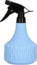 Springos Plantenspuit | Plantensproeier | Scandinavische Stijl | Kunststof | 550 ml | Zwart/Blauw