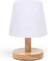 Kave Home - Ambar tafellamp in polythyleen en hout