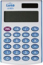 rekenmachine CH-982R wit/blauw