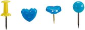 punaises staal blauw/geel/rood/groen 95 stuks