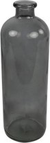 vaas Dawn 33 x 11 cm glas donkergrijs