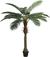 kunstplant Areca S 80 x 150 cm zijde groen/bruin