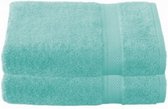 badhanddoek Stephanie 70 x 140 cm blauw 2 stuks