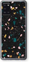 Case Company® - Samsung Galaxy A31 hoesje - Terrazzo N°10 - Soft Cover Telefoonhoesje - Bescherming aan alle Kanten en Schermrand