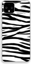 Case Company® - Google Pixel 4 hoesje - Zebra pattern - Soft Cover Telefoonhoesje - Bescherming aan alle Kanten en Schermrand