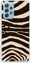 Case Company® - Samsung Galaxy A73 hoesje - Arizona Zebra - Soft Cover Telefoonhoesje - Bescherming aan alle Kanten en Schermrand