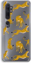 Case Company® - Xiaomi Mi Note 10 hoesje - Luipaard - Soft Cover Telefoonhoesje - Bescherming aan alle Kanten en Schermrand