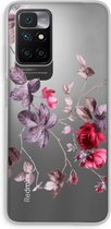 Case Company® - Xiaomi Redmi 10 hoesje - Mooie bloemen - Soft Cover Telefoonhoesje - Bescherming aan alle Kanten en Schermrand