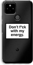 Case Company® - Google Pixel 5 hoesje - My energy - Soft Cover Telefoonhoesje - Bescherming aan alle Kanten en Schermrand