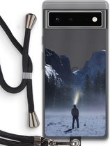 Case Company® - Google Pixel 6 hoesje met Koord - Wanderlust - Telefoonhoesje met Zwart Koord - Bescherming aan alle Kanten en Over de Schermrand