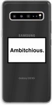 Case Company® - Samsung Galaxy S10 5G hoesje - Ambitchious - Soft Cover Telefoonhoesje - Bescherming aan alle Kanten en Schermrand