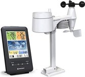 weerstation Wifi Profi 5-in-1 Color 16,8 cm zwart 3-delig