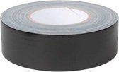 ducttape 50 mm x 50 m 70 mesh/polyetheen matzwart