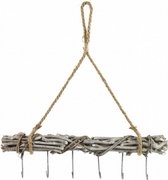 decoratiehanger Tessa 45 x 5 x 40 cm hout naturel