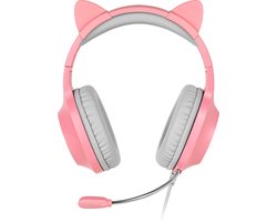 Krüger&Matz KM0658 - Krüger & Matz gaming hoofdtelefoon voor kinderen, pink