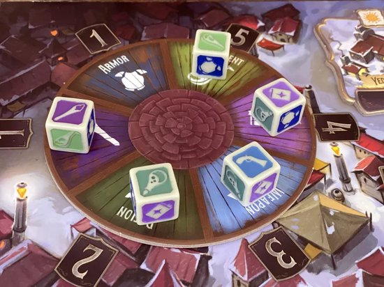 Thumbnail van een extra afbeelding van het spel Merchants of the Dark Road - Fantasy Handelsspel - Thematisch Bordspel