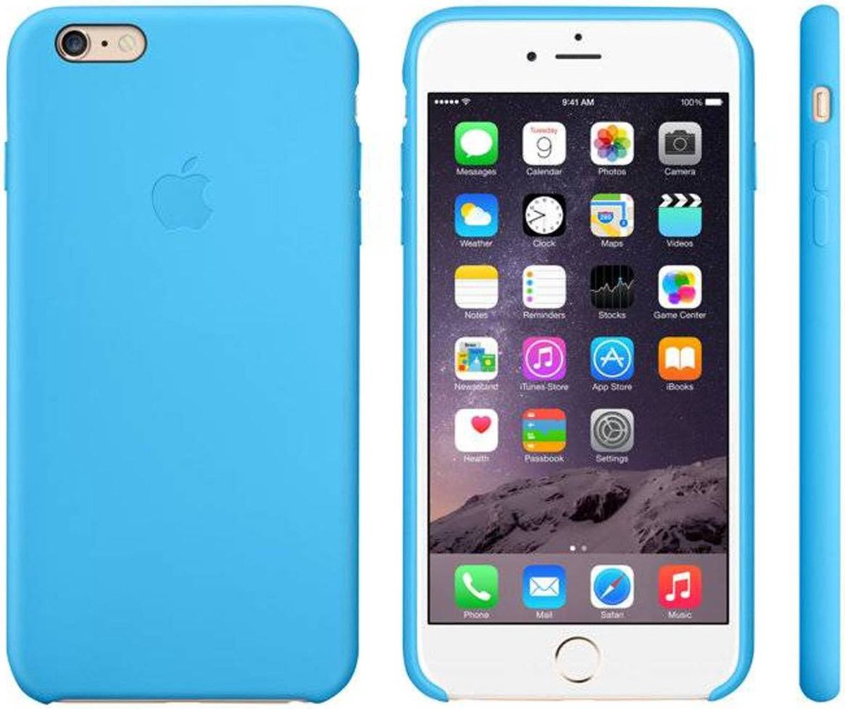 Apple - Siliconen Hoesje - iPhone 6/6s Plus - Blauw