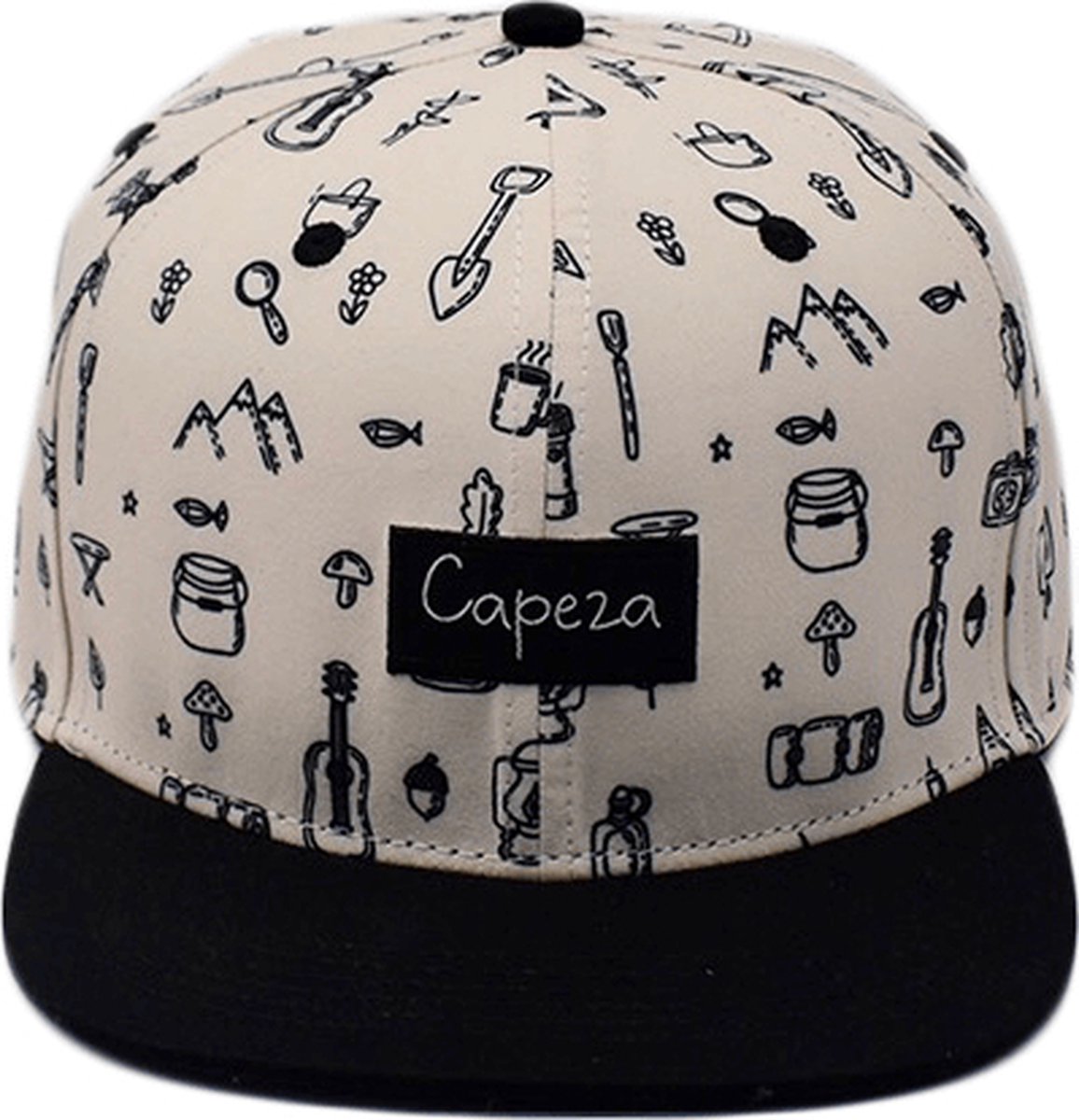 Capeza - Andréa - Kind 6 jaar en hoger - Snapback kind - Kinderpet - Zomerpet - Pet voor kinderen - snapback cap