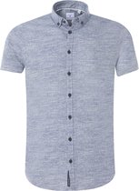 Blue Industry Casual Overhemd Heren korte mouw