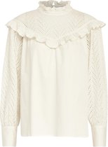 Minus Blouse Lisia Shirt Mi4543  235 Cloud Dancer Dames Maat - W38