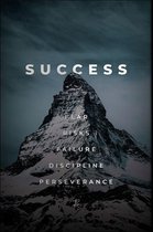 Walljar - Success mountain - Muurdecoratie - Poster met lijst