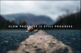 Walljar - Progress - Muurdecoratie - Poster