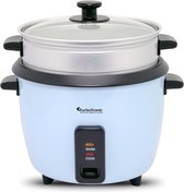 TurboTronic RC2P Rijstkoker en Slowcooker - 1.5 Liter - Blauw