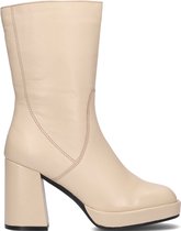 Omoda Dames Enkellaarsjes Lprexi-01 - Beige - Maat 40