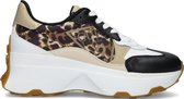 Guess Calebb Lage sneakers - Dames - Beige - Maat 38