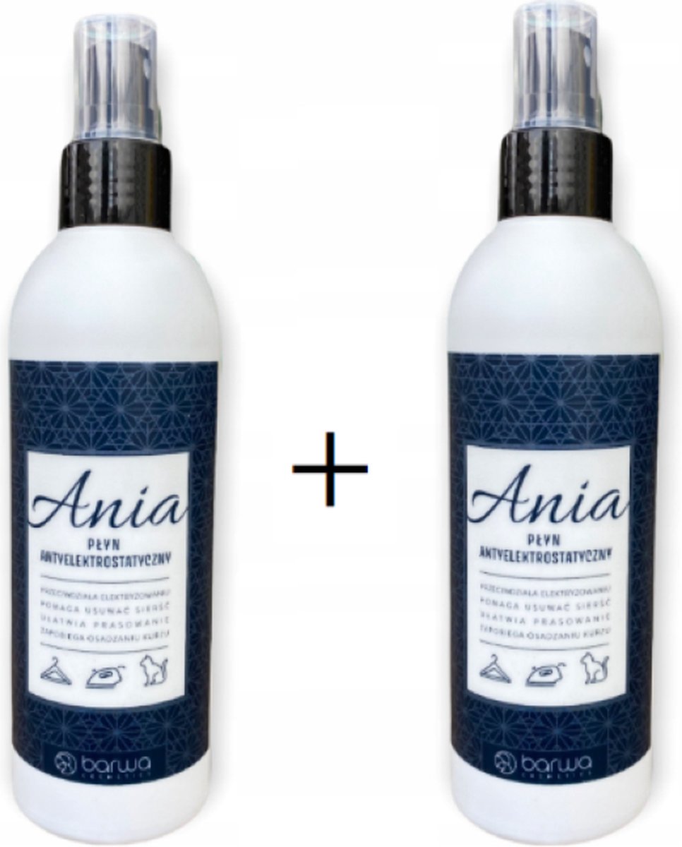 BARWA Anna - Antistatische Spray - Voor alle stoffen - 2x250g | bol.com