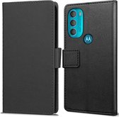 Cazy Motorola Moto G71 hoesje - Book Wallet Case - Zwart