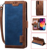 Book Case Samsung Galaxy S22 Plus | Hoogwaardig PU Leren Hoesje | Lederen Wallet Case | Luxe Uitstraling | Telefoonhoesje | Pasjeshouder | Portemonnee | Blauw