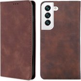 Book Case Samsung Galaxy S22 | Hoogwaardig PU Leren Telefoonhoesje | Lederen Wallet Case | Luxe Uitstraling | Pasjeshouder | Bruin