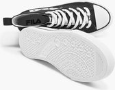 fila new Zwarte hoge canvas sneaker - Maat 38